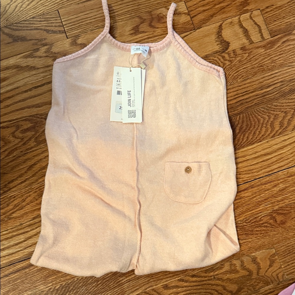 Zara Peach Kids Romper